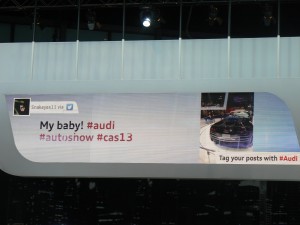 Hashtag Audi Auto Show