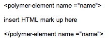 Polymer.js example