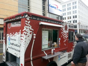 Mobile food trucks like Fire and Rice in Washington DC have become popular. These businesses have an unique opportunity to leverage analytic reports to better connect with customers.