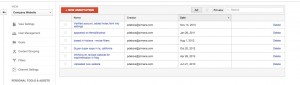 Google Analytics Annotation
