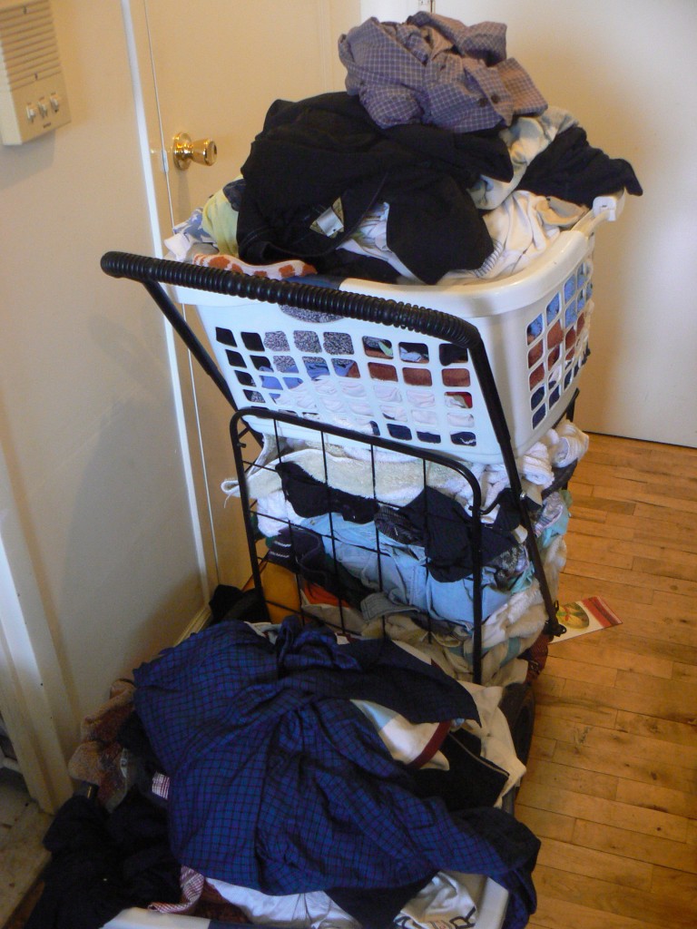 Laundry in A Basket - Website Clutter